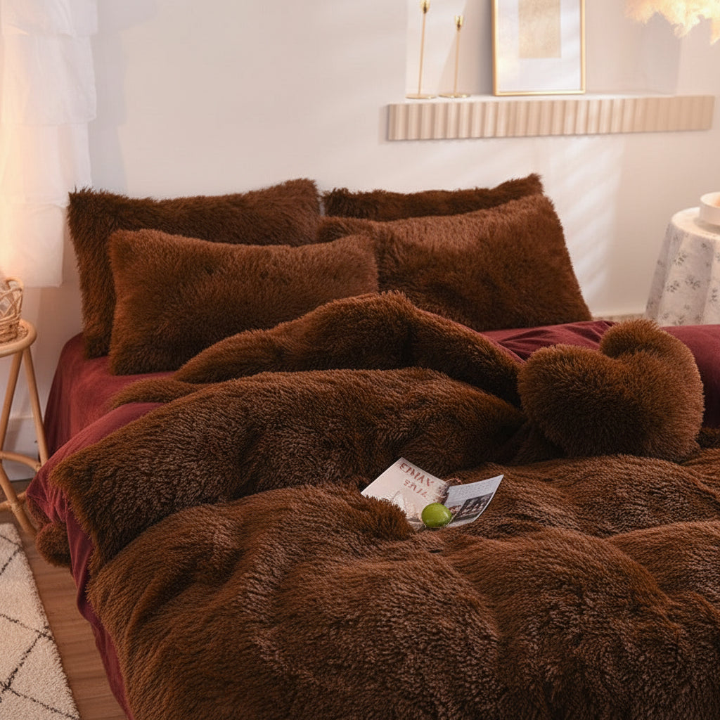 Premium Flausch-Bettwäsche Set | Kuschelig warm - Generated Image 22