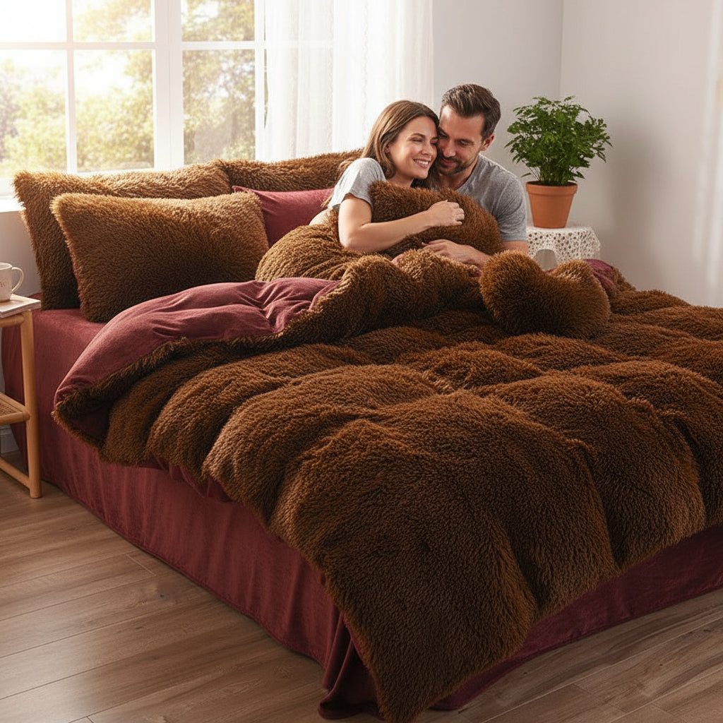 Premium Flausch-Bettwäsche Set | Kuschelig warm - Generated Image 23