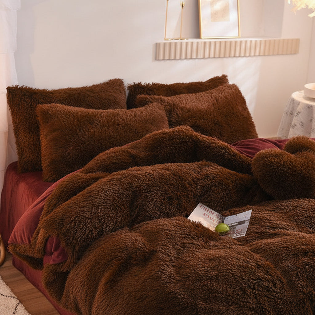 Premium Flausch-Bettwäsche Set | Kuschelig warm - Generated Image 24
