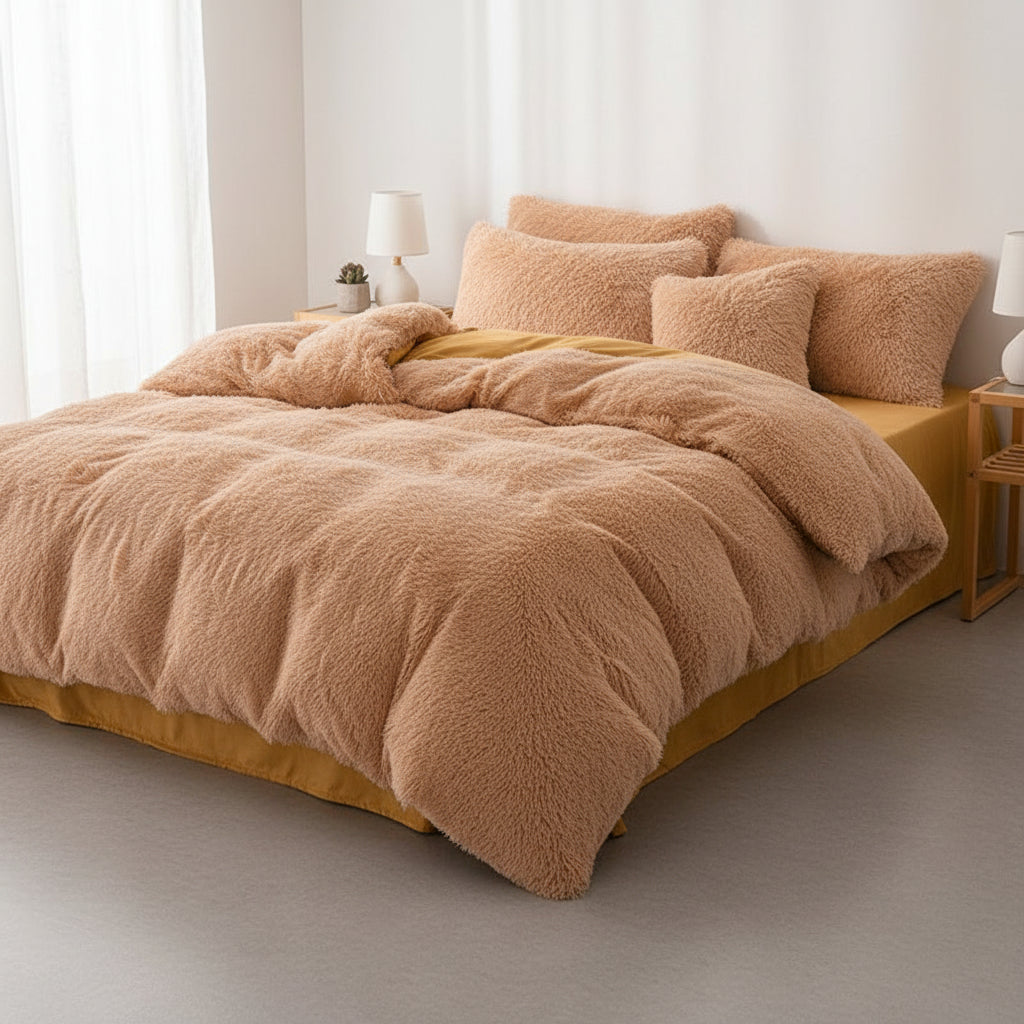 Premium Flausch-Bettwäsche Set | Kuschelig warm - Generated Image 13