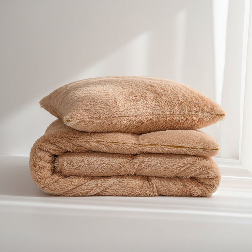 Premium Flausch-Bettwäsche Set | Kuschelig warm - Generated Image 14