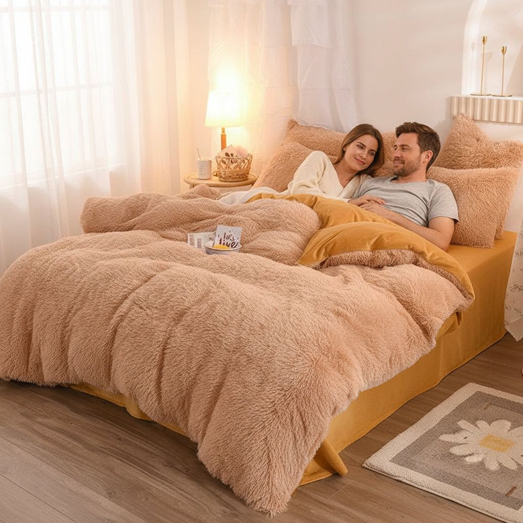 Premium Flausch-Bettwäsche Set | Kuschelig warm - Generated Image 17