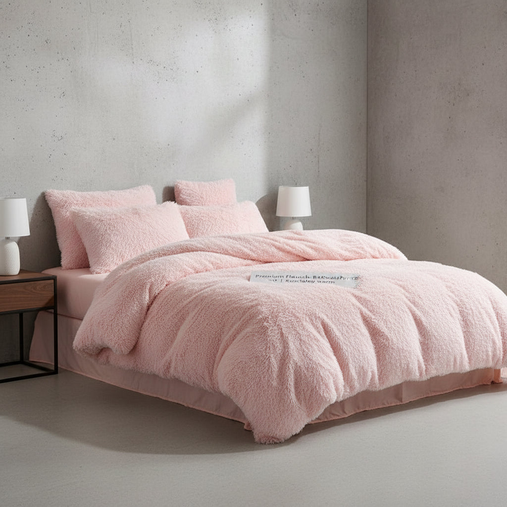 Premium Flausch-Bettwäsche Set | Kuschelig warm - Generated Image 1