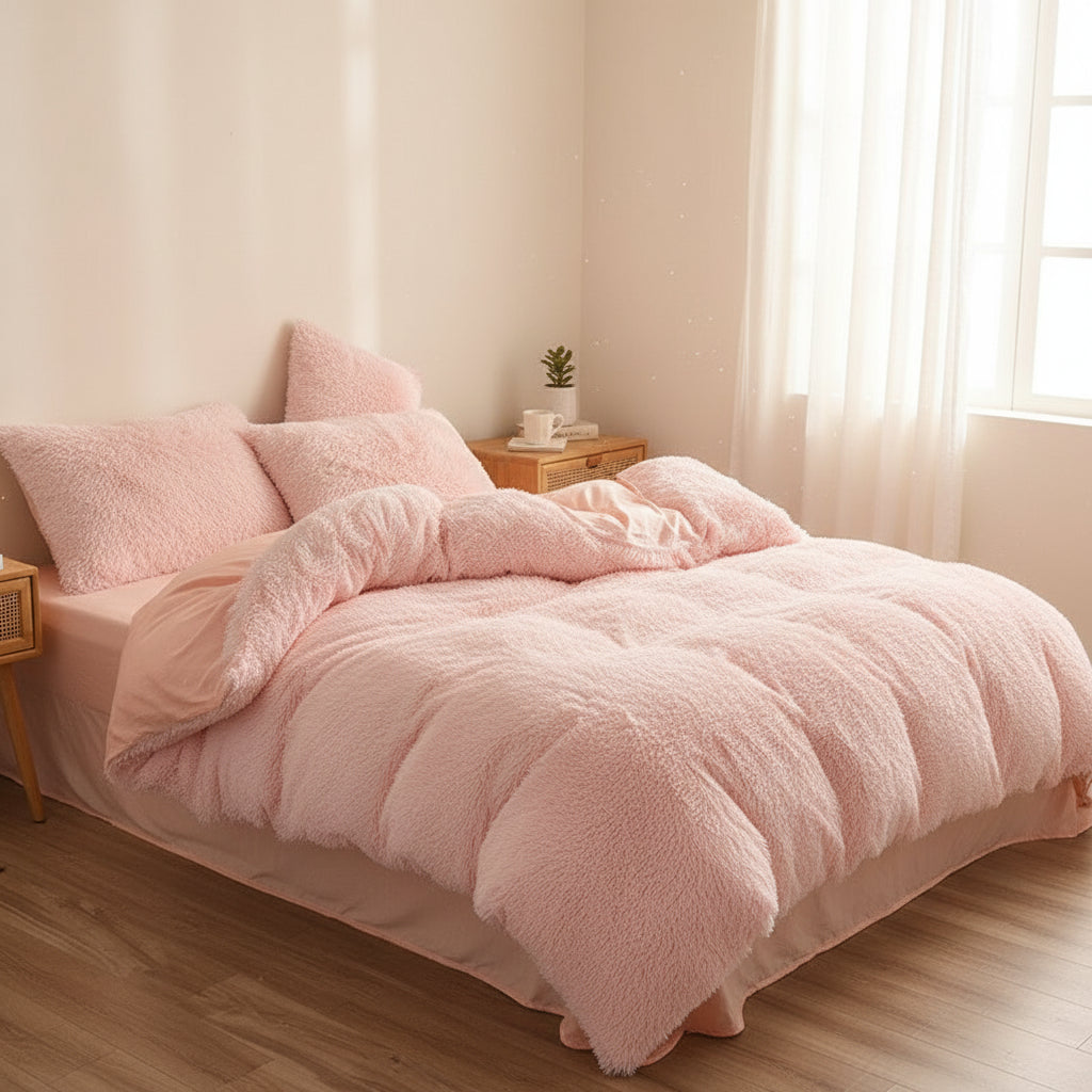 Premium Flausch-Bettwäsche Set | Kuschelig warm - Generated Image 3