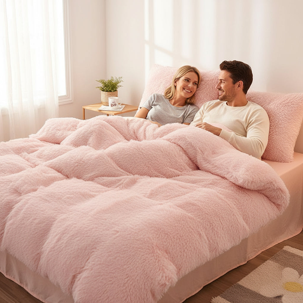 Premium Flausch-Bettwäsche Set | Kuschelig warm - Generated Image 5