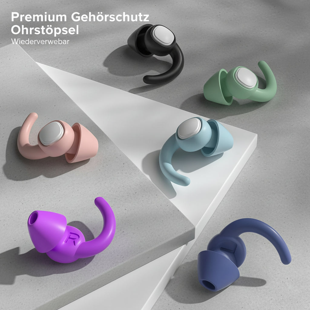 Premium Gehörschutz Ohrstöpsel | Wiederverwendbar - Generated Image 22