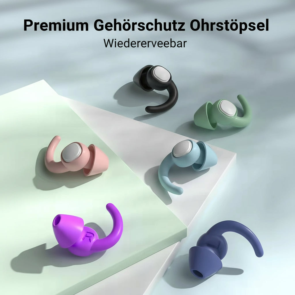 Premium Gehörschutz Ohrstöpsel | Wiederverwendbar - Generated Image 16