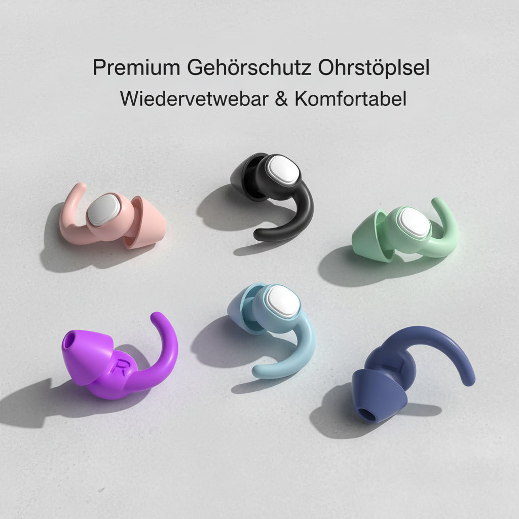Premium Gehörschutz Ohrstöpsel | Wiederverwendbar - Generated Image 55