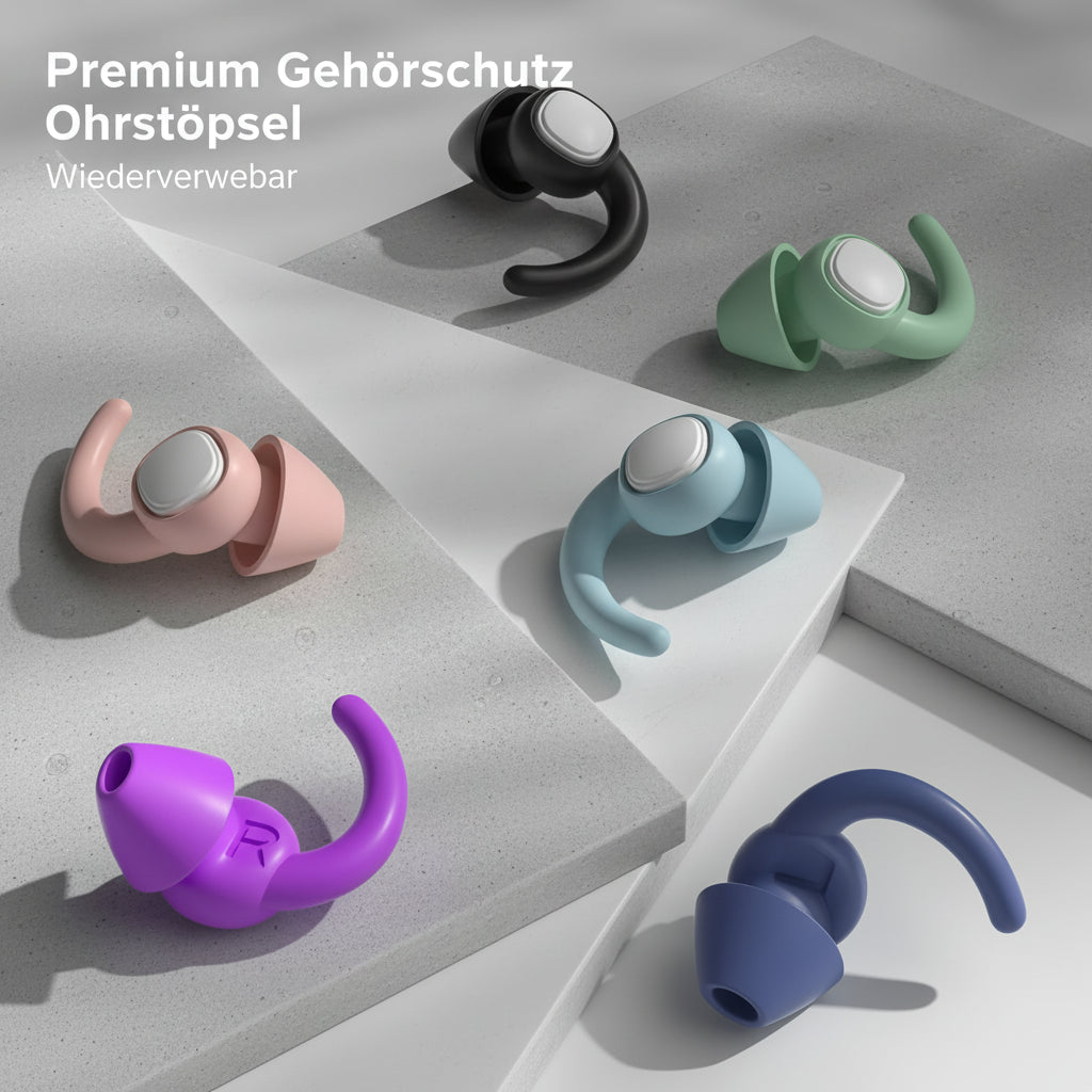 Premium Gehörschutz Ohrstöpsel | Wiederverwendbar - Generated Image 58