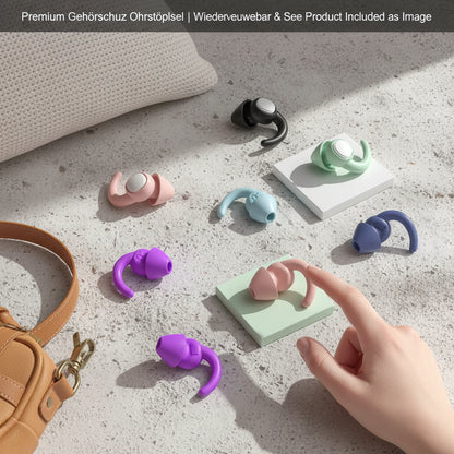 Premium Gehörschutz Ohrstöpsel | Wiederverwendbar - Generated Image 54