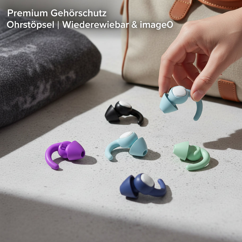 Premium Gehörschutz Ohrstöpsel | Wiederverwendbar - Generated Image 36