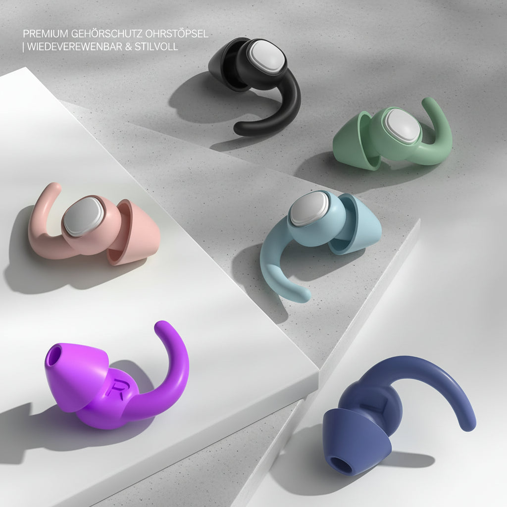 Premium Gehörschutz Ohrstöpsel | Wiederverwendbar - Generated Image 28
