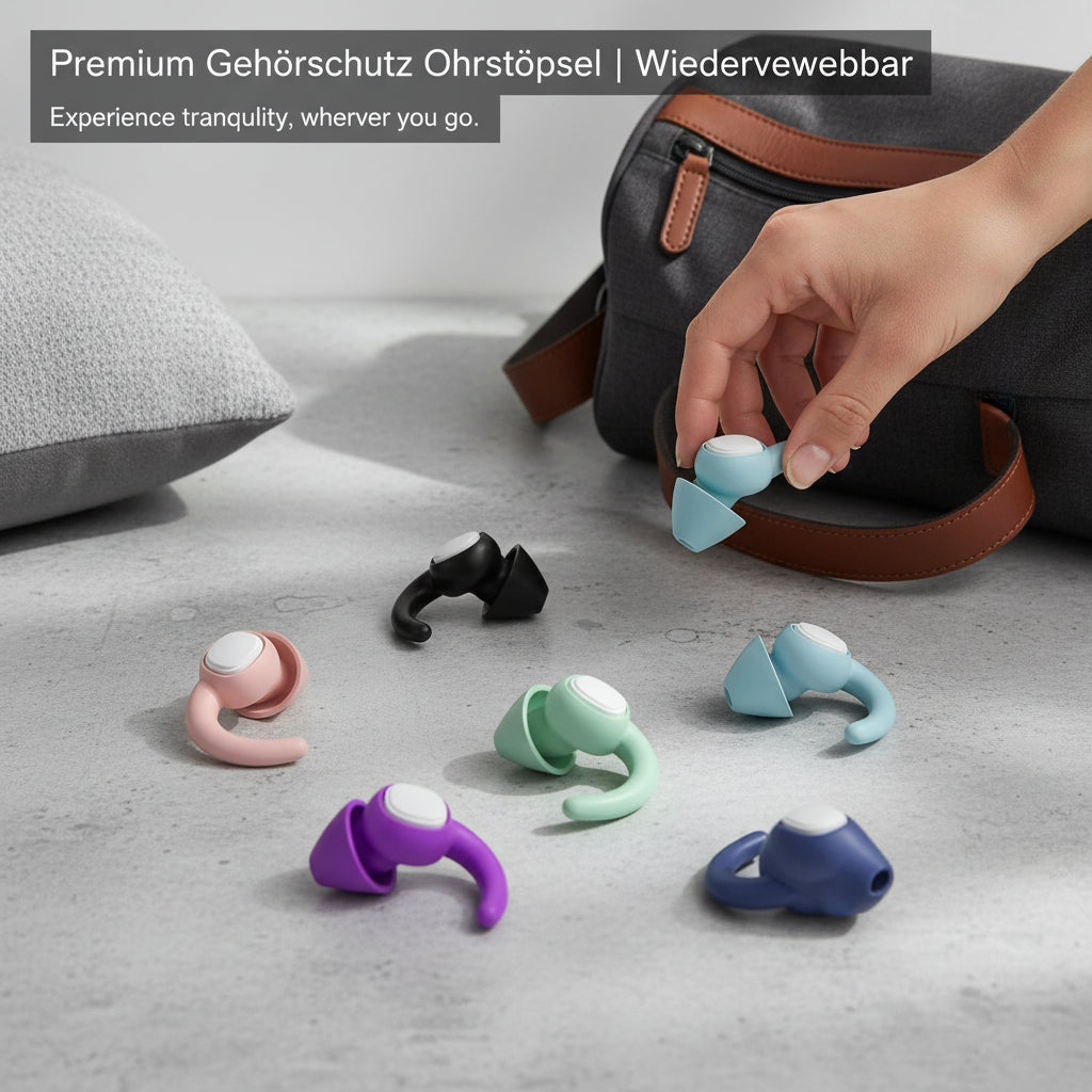 Premium Gehörschutz Ohrstöpsel | Wiederverwendbar - Generated Image 48