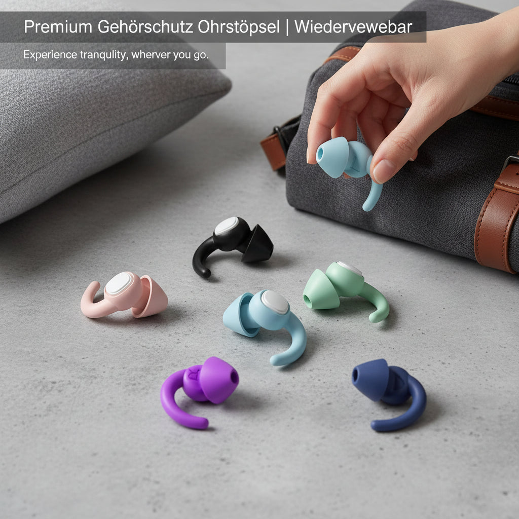 Premium Gehörschutz Ohrstöpsel | Wiederverwendbar - Generated Image 42