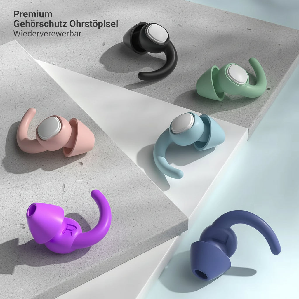 Premium Gehörschutz Ohrstöpsel | Wiederverwendbar - Generated Image 64