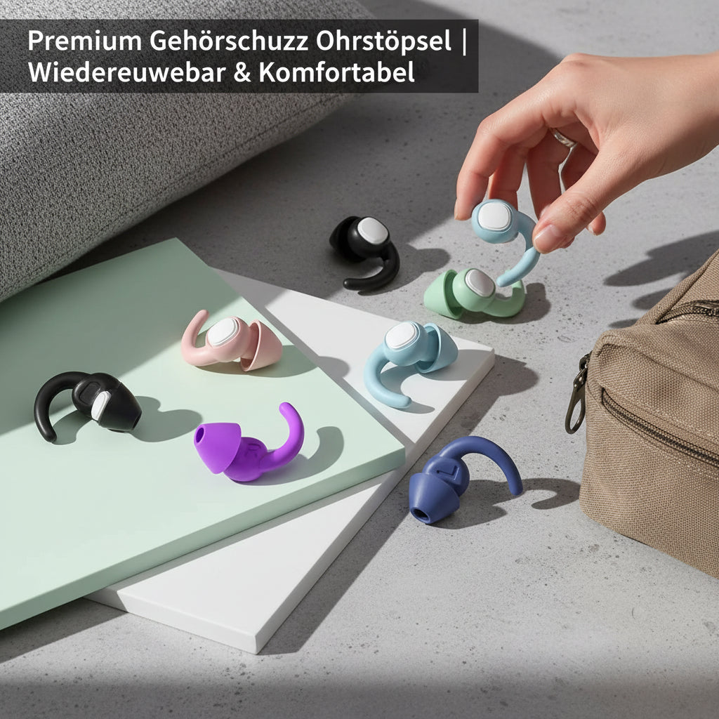 Premium Gehörschutz Ohrstöpsel | Wiederverwendbar - Generated Image 66