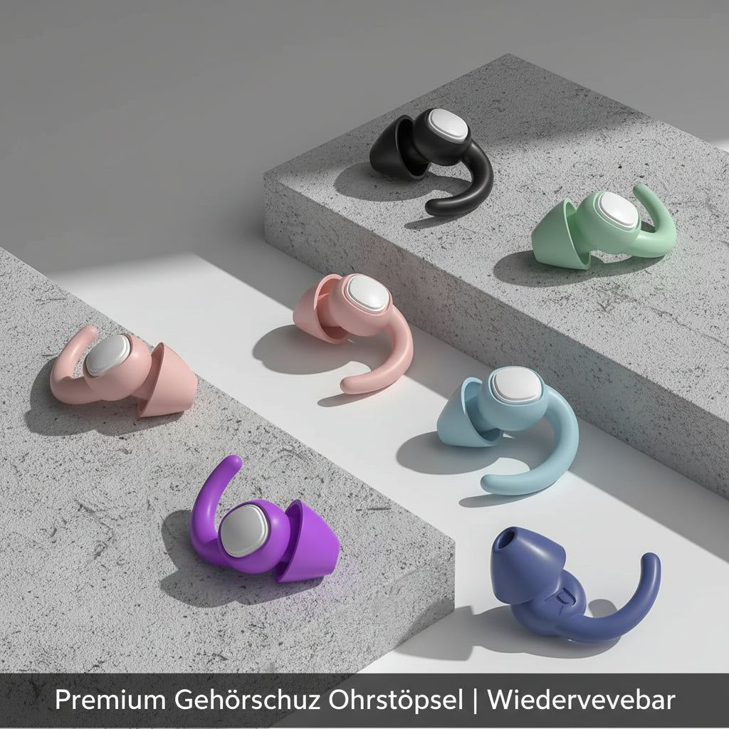 Premium Gehörschutz Ohrstöpsel | Wiederverwendbar - Generated Image 10