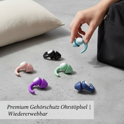 Premium Gehörschutz Ohrstöpsel | Wiederverwendbar - Generated Image 12