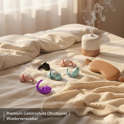 Premium Gehörschutz Ohrstöpsel | Wiederverwendbar - Generated Image 5