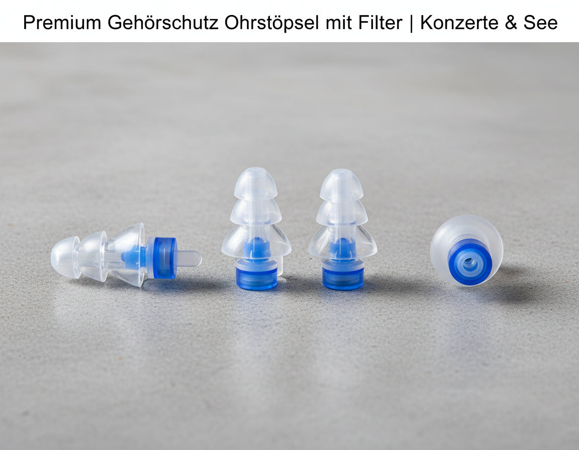 Premium Gehörschutz Ohrstöpsel mit Filter | Konzerte - Generated Image 9