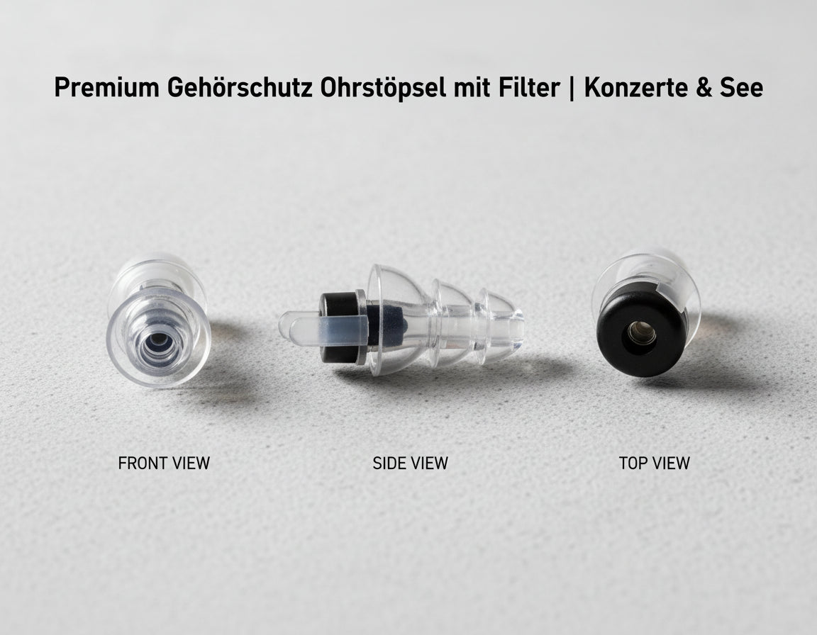 Premium Gehörschutz Ohrstöpsel mit Filter | Konzerte - Generated Image 15