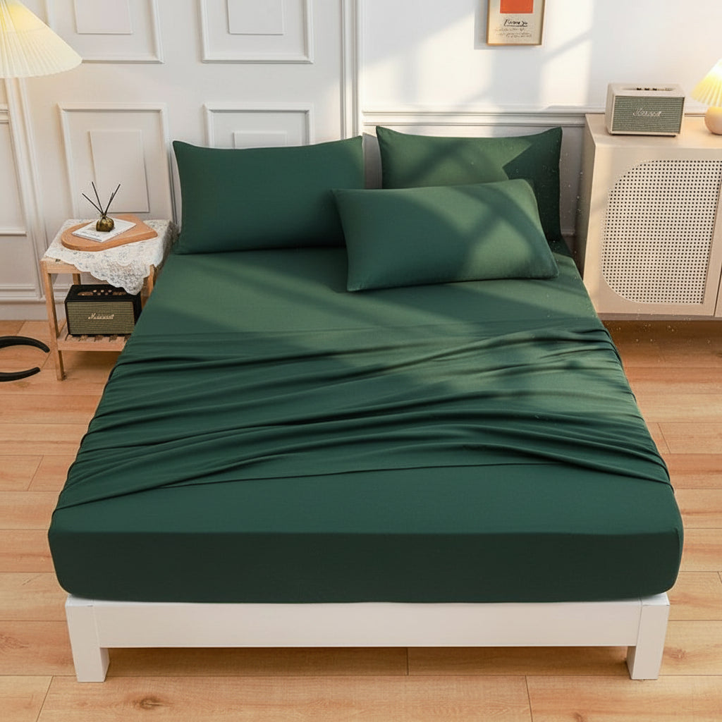 Premium Jersey Spannbettlaken-Set Baumwolle | Bügelfrei - Generated Image 69