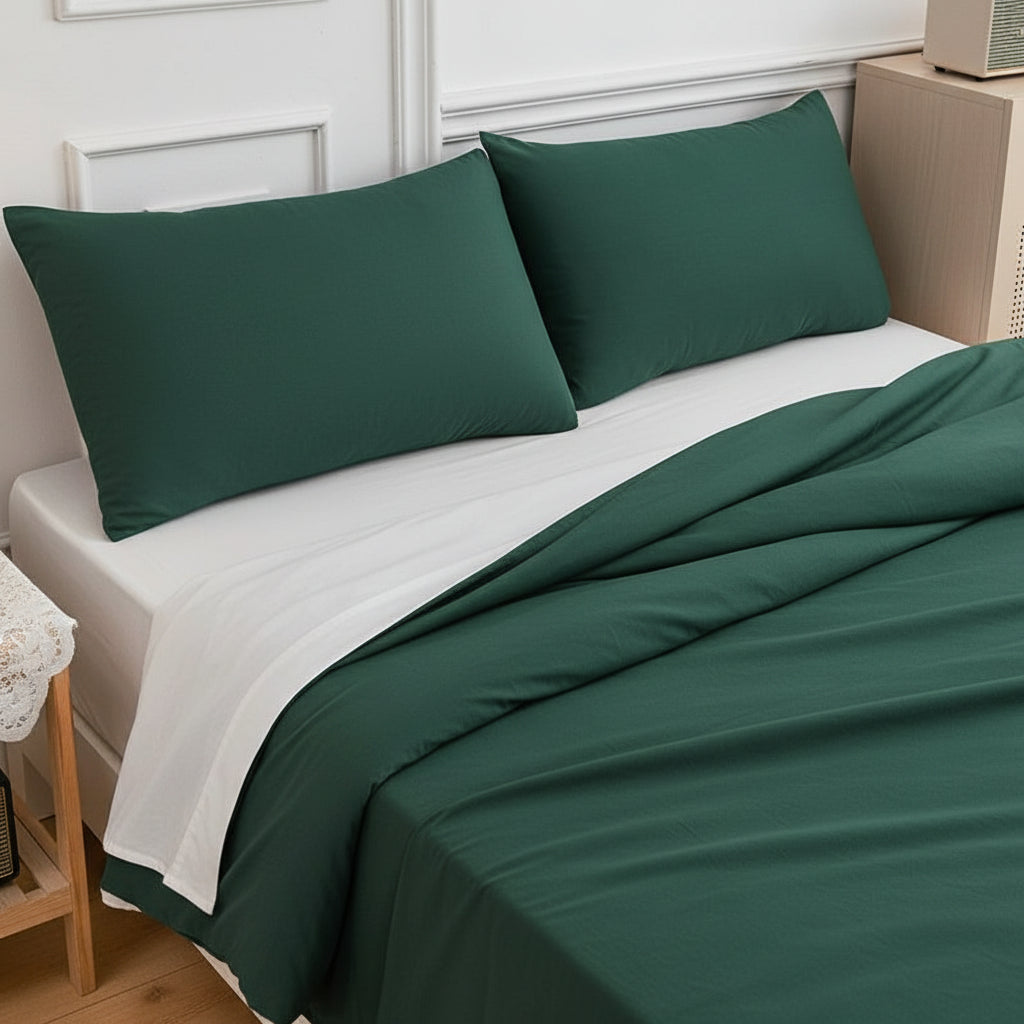 Premium Jersey Spannbettlaken-Set Baumwolle | Bügelfrei - Generated Image 72