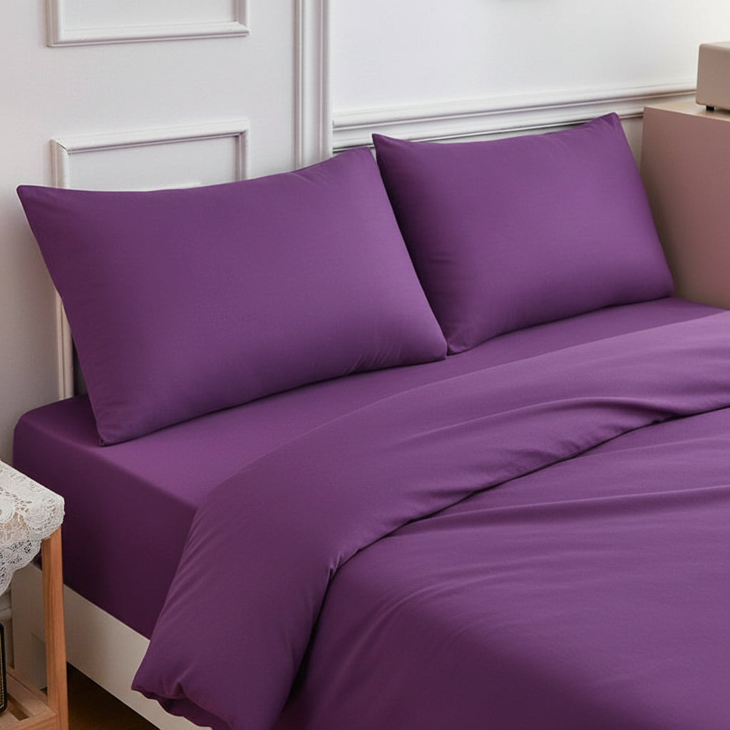 Premium Jersey Spannbettlaken-Set Baumwolle | Bügelfrei - Generated Image 76