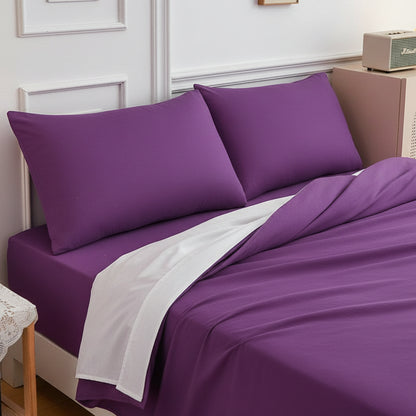 Premium Jersey Spannbettlaken-Set Baumwolle | Bügelfrei - Generated Image 78