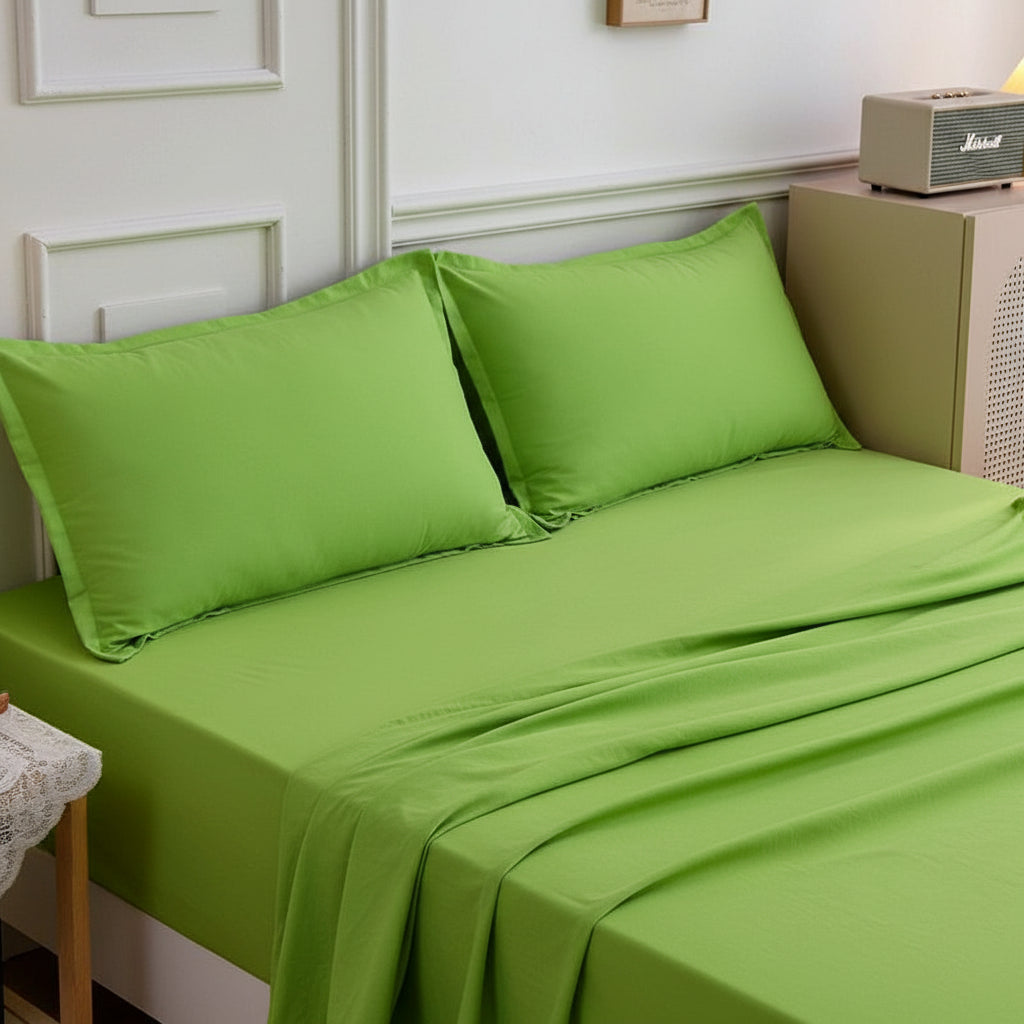 Premium Jersey Spannbettlaken-Set Baumwolle | Bügelfrei - Generated Image 4