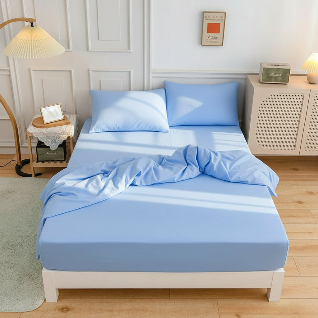 Premium Jersey Spannbettlaken-Set Baumwolle | Bügelfrei - Generated Image 33