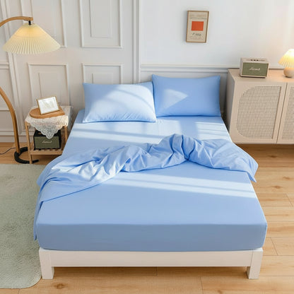 Premium Jersey Spannbettlaken-Set Baumwolle | Bügelfrei - Generated Image 33