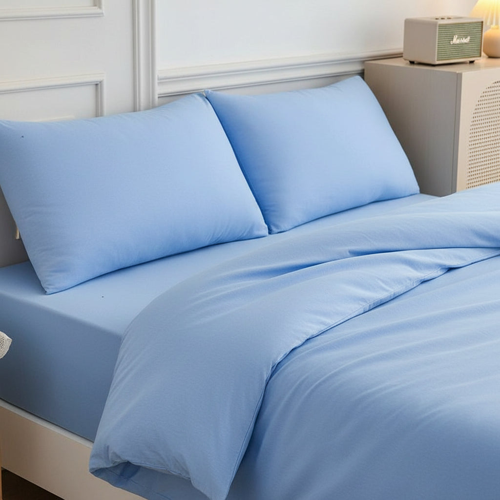 Premium Jersey Spannbettlaken-Set Baumwolle | Bügelfrei - Generated Image 36