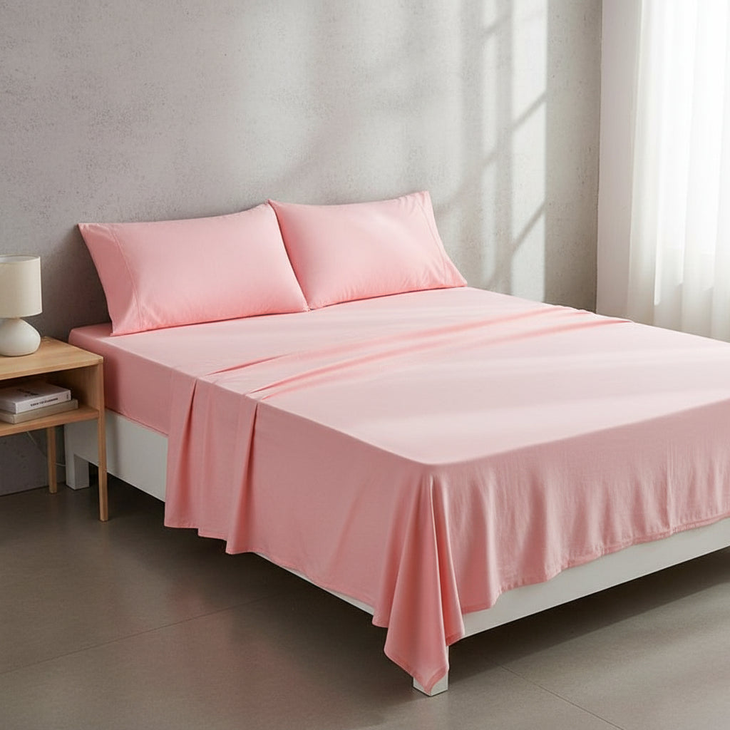 Premium Jersey Spannbettlaken-Set Baumwolle | Bügelfrei - Generated Image 85