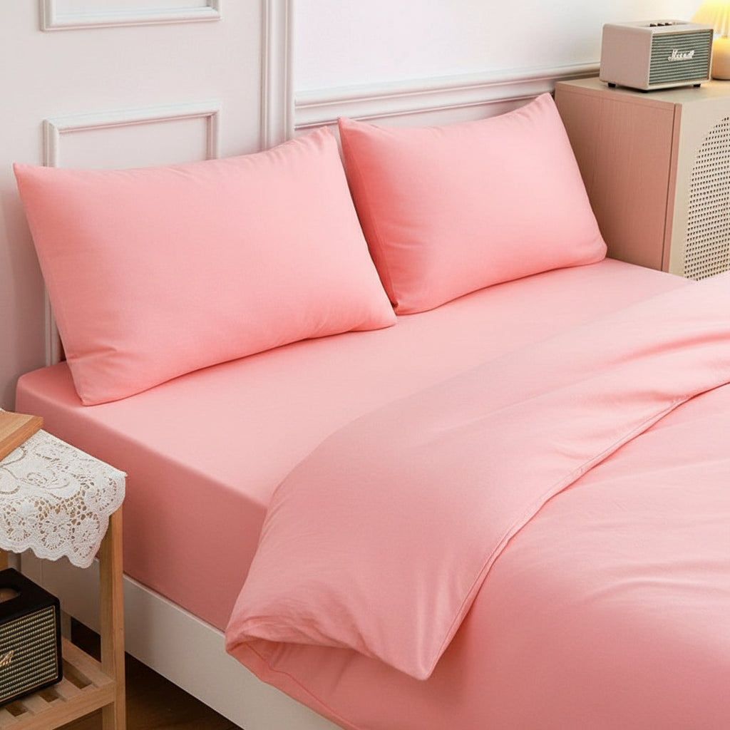 Premium Jersey Spannbettlaken-Set Baumwolle | Bügelfrei - Generated Image 88