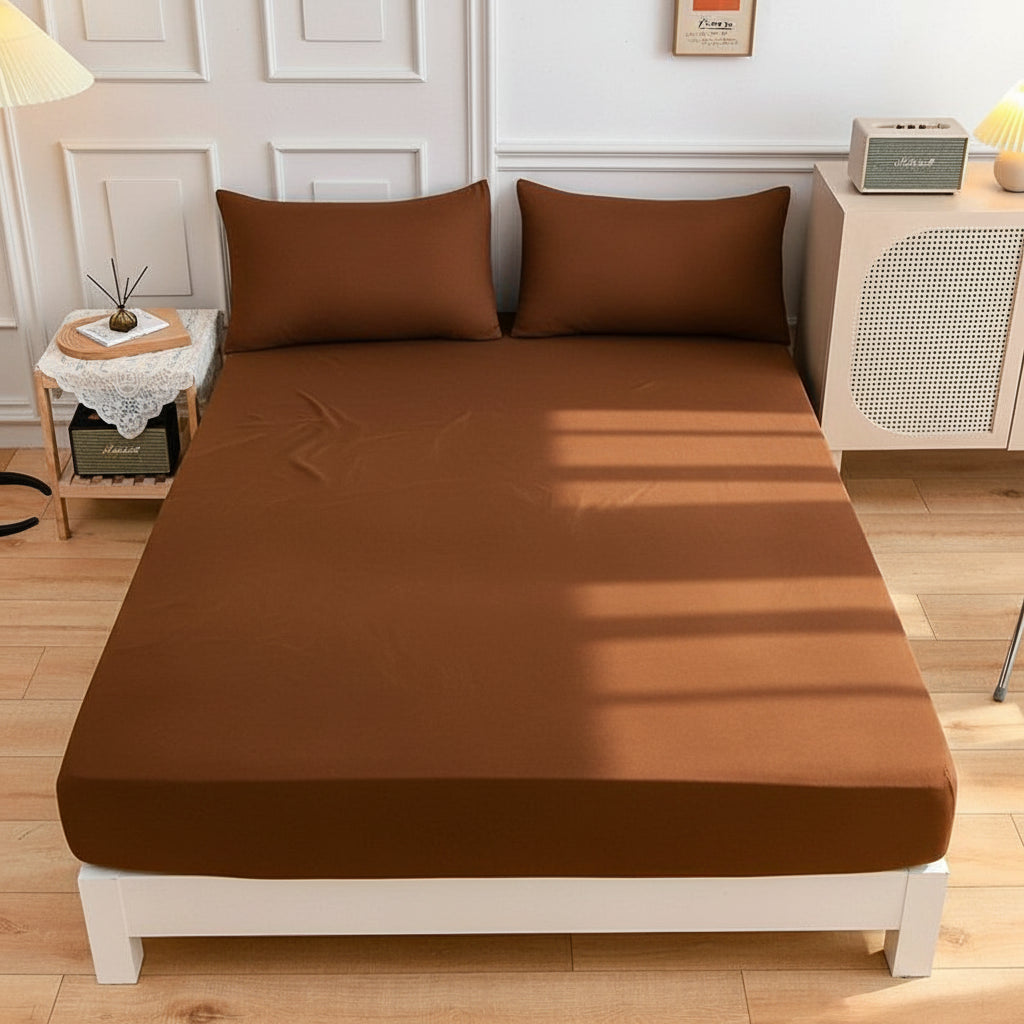 Premium Jersey Spannbettlaken-Set Baumwolle | Bügelfrei - Generated Image 63