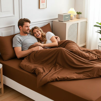 Premium Jersey Spannbettlaken-Set Baumwolle | Bügelfrei - Generated Image 65