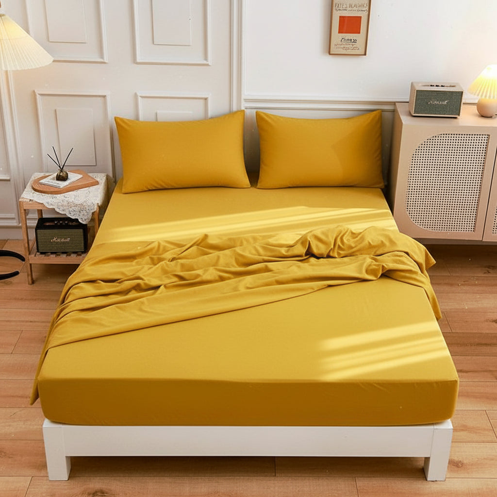 Premium Jersey Spannbettlaken-Set Baumwolle | Bügelfrei - Generated Image 51