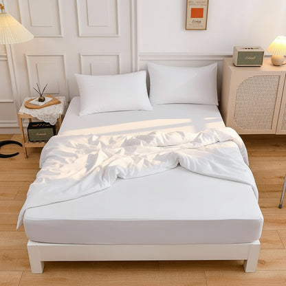 Premium Jersey Spannbettlaken-Set Baumwolle | Bügelfrei - Generated Image 27