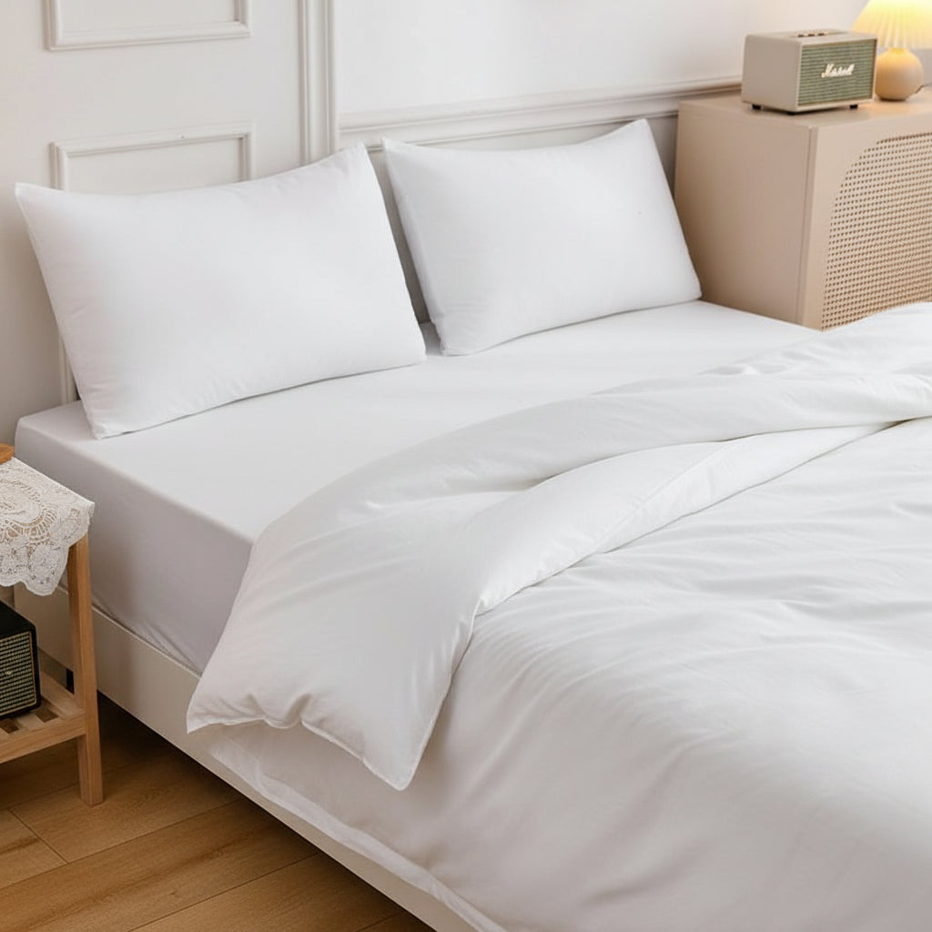Premium Jersey Spannbettlaken-Set Baumwolle | Bügelfrei - Generated Image 30
