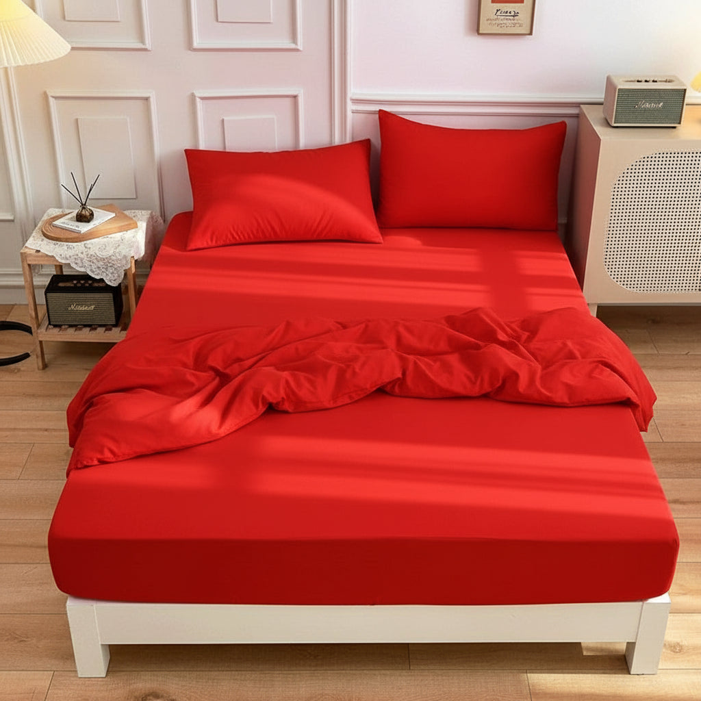 Premium Jersey Spannbettlaken-Set Baumwolle | Bügelfrei - Generated Image 39