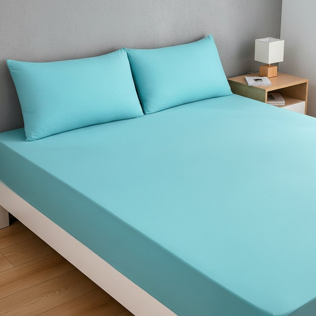 Premium Jersey Spannbettlaken-Set Baumwolle | Bügelfrei - Generated Image 43