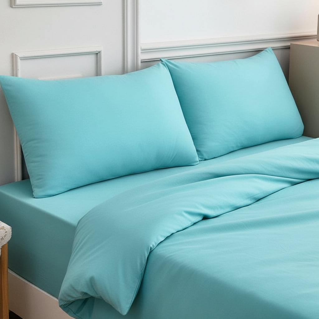 Premium Jersey Spannbettlaken-Set Baumwolle | Bügelfrei - Generated Image 48