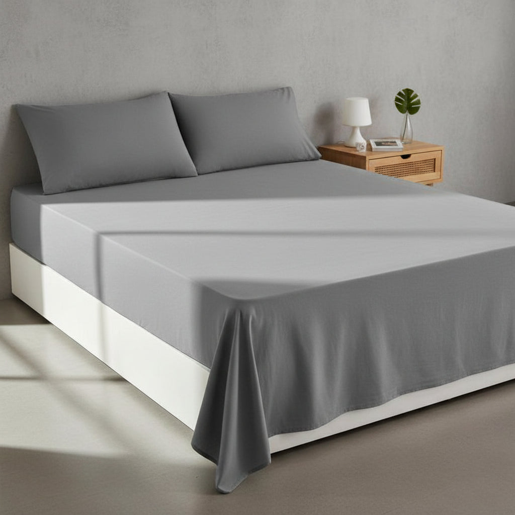 Premium Jersey Spannbettlaken-Set Baumwolle | Bügelfrei - Generated Image 79