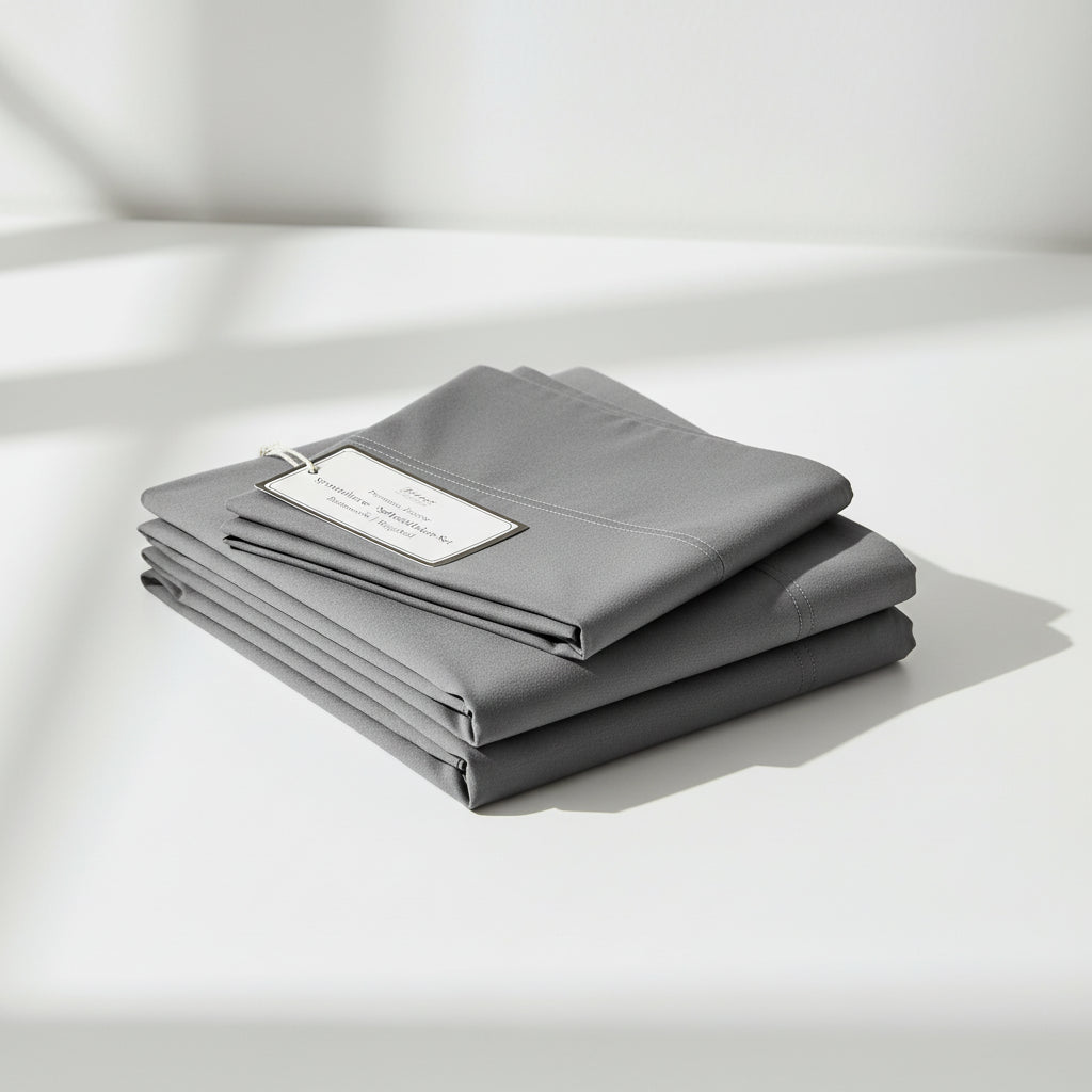 Premium Jersey Spannbettlaken-Set Baumwolle | Bügelfrei - Generated Image 80