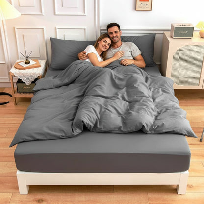 Premium Jersey Spannbettlaken-Set Baumwolle | Bügelfrei - Generated Image 83