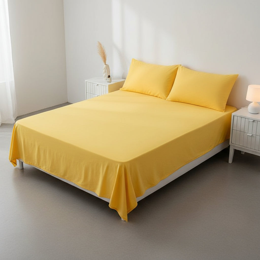 Premium Jersey Spannbettlaken-Set Baumwolle | Bügelfrei - Generated Image 13