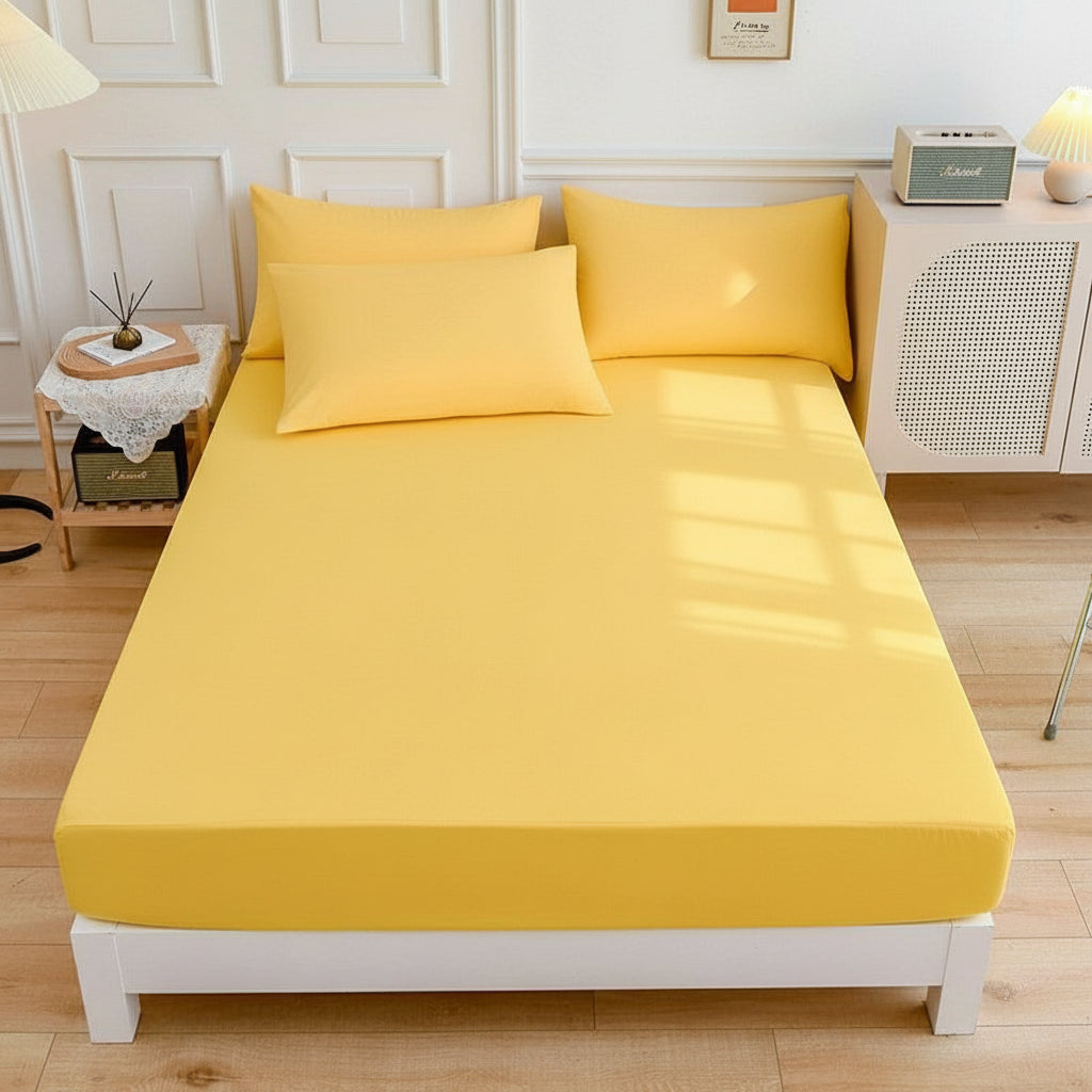 Premium Jersey Spannbettlaken-Set Baumwolle | Bügelfrei - Generated Image 15