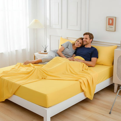 Premium Jersey Spannbettlaken-Set Baumwolle | Bügelfrei - Generated Image 17