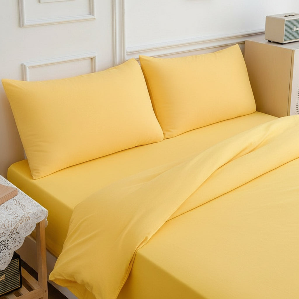 Premium Jersey Spannbettlaken-Set Baumwolle | Bügelfrei - Generated Image 18